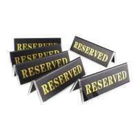 Custom Acrylic Reserved Sign