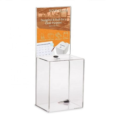 Large Plastic Donation Box Acrylic, Donate Box, Box Donate