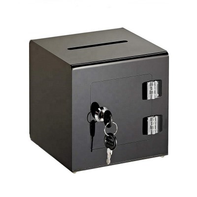 Frosted Black Acrylic Voting Suggestion Box