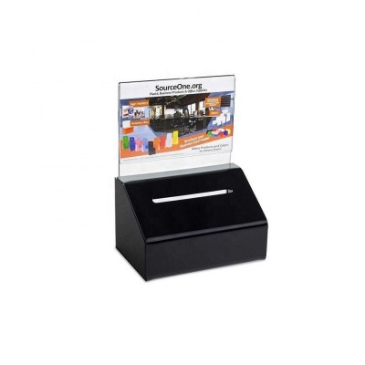 Black Wholesale Acrylic Donation Boxes