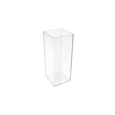 Knockdown Clear Acrylic Plinth for Wedding