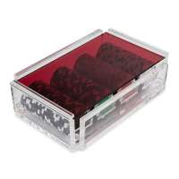 Lucite Acrylic Poker Box