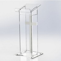 DDL-0057 Trade Assurance Modern Acrylic Church Lectern