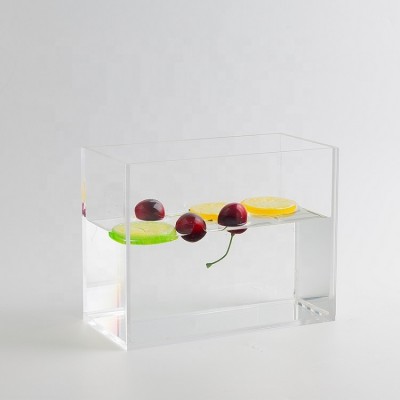 Modern Custom Waterproof Acrylic Box for Fish and Plants