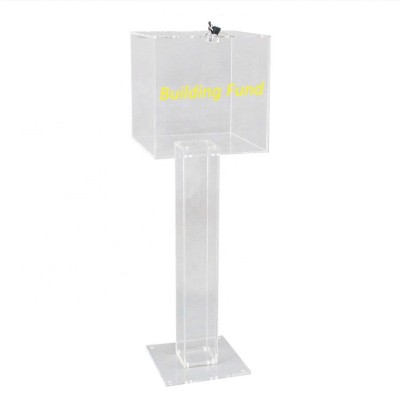 Custom Acrylic Floor Standing Donation Box